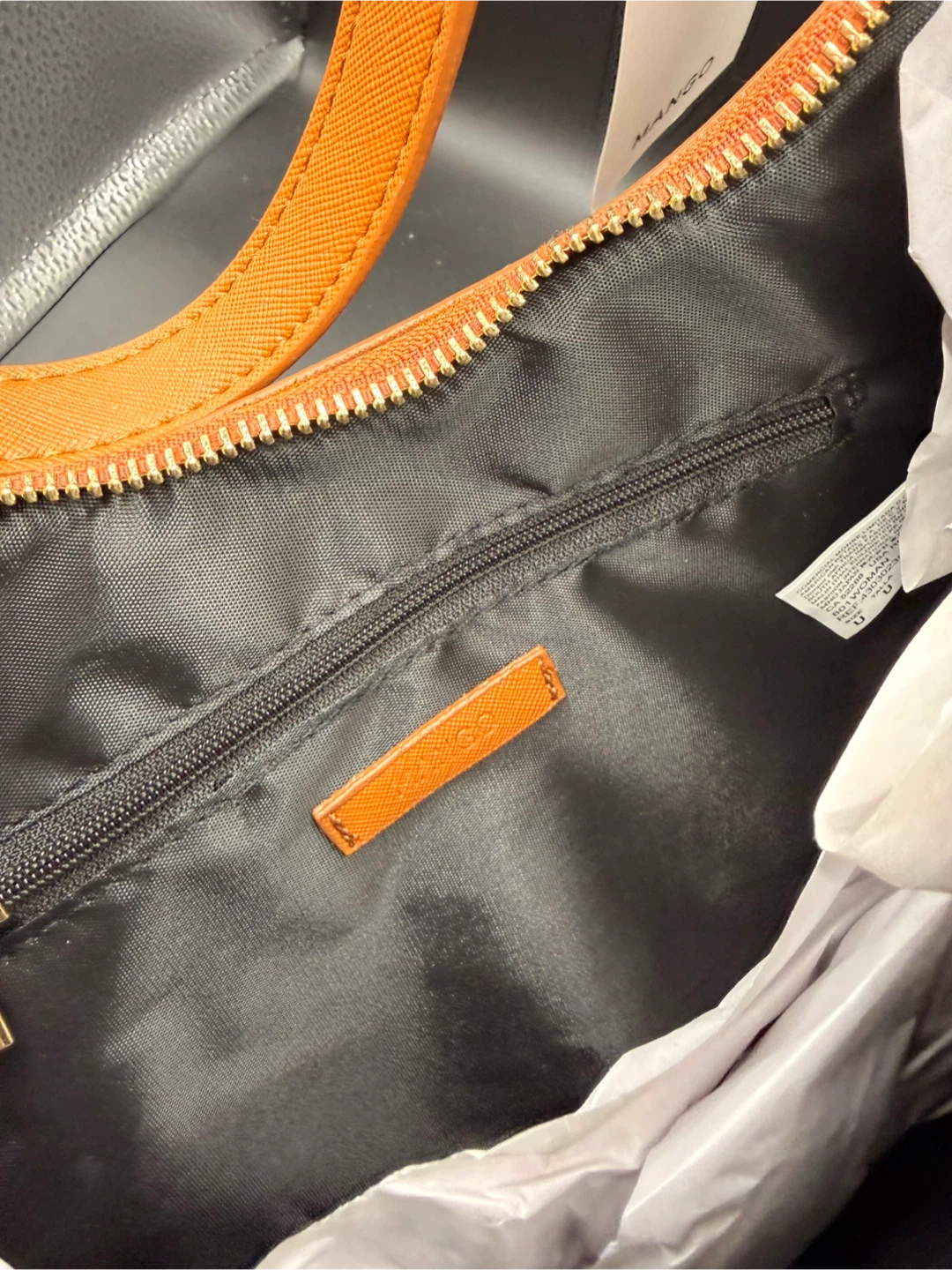 Mango Bolso Pona Hobo Bag - Brown / white - photo 3