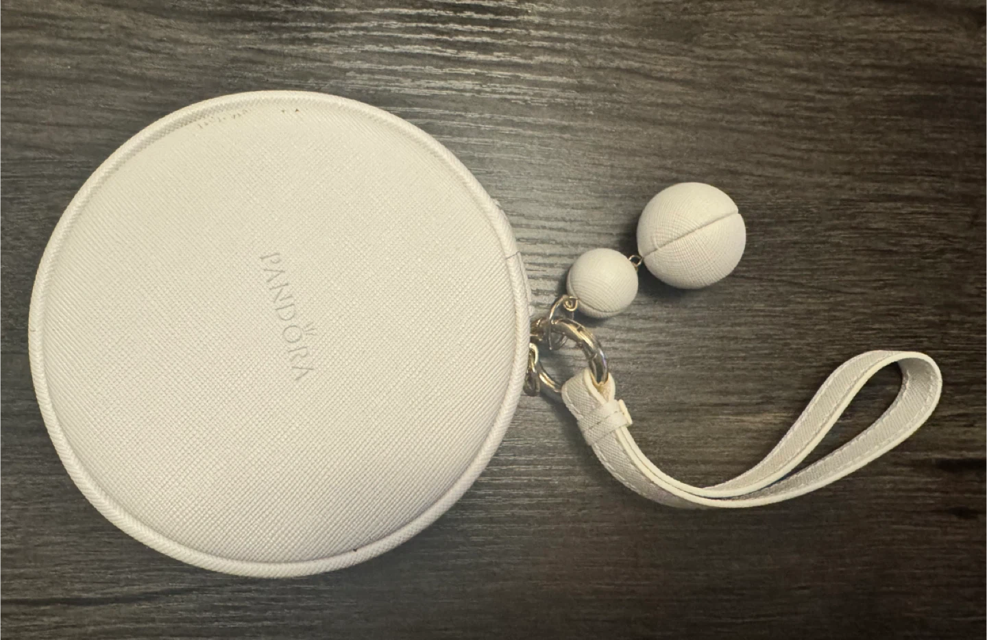 Pandora Round Jewelry Case - White - photo 2