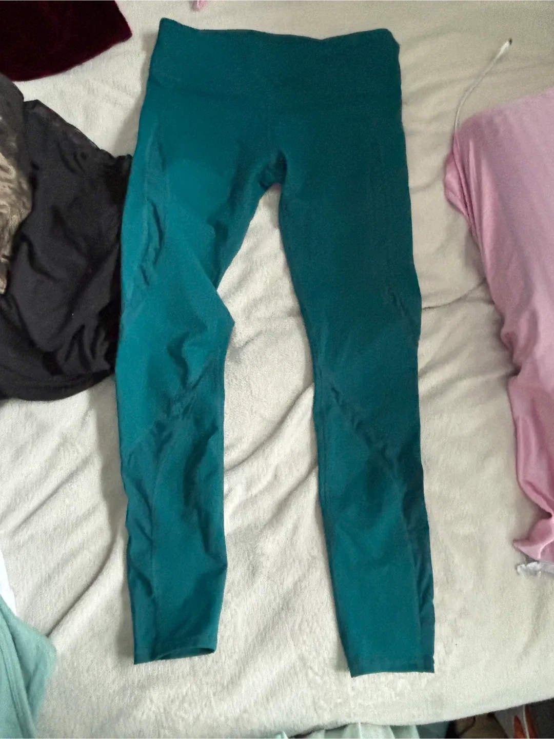 Fabletics Teal Leggings - Size S womens image indicator(2)