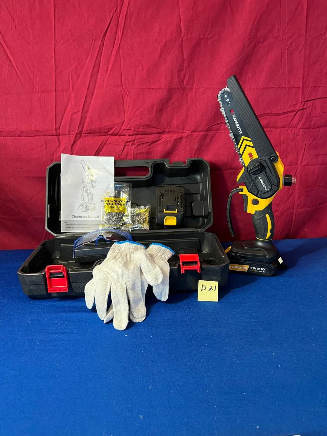 Karmotte 6" 21V MAX Chainsaw with Case