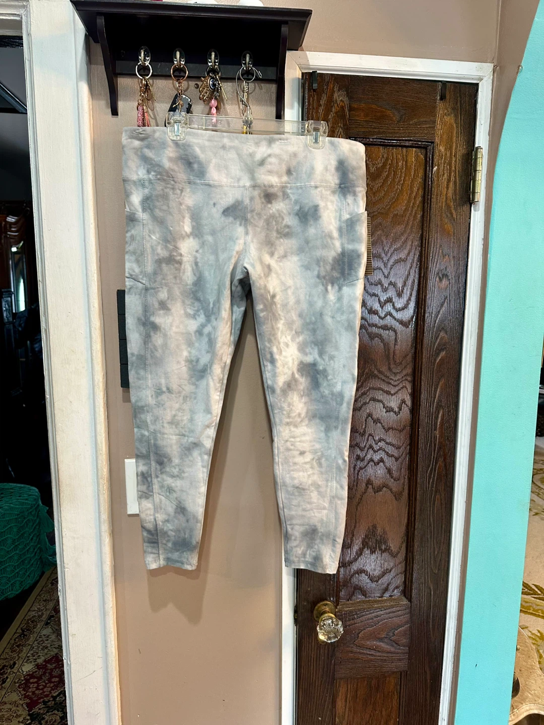 Bebe Sport Tie Dye Leggings - Size 2X