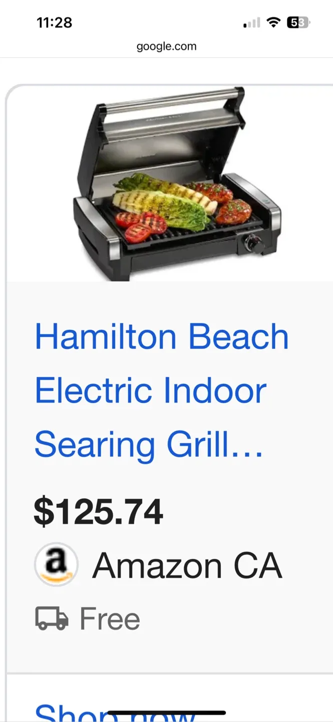 Hamilton Beach Electric Indoor Searing Grill image indicator(4)