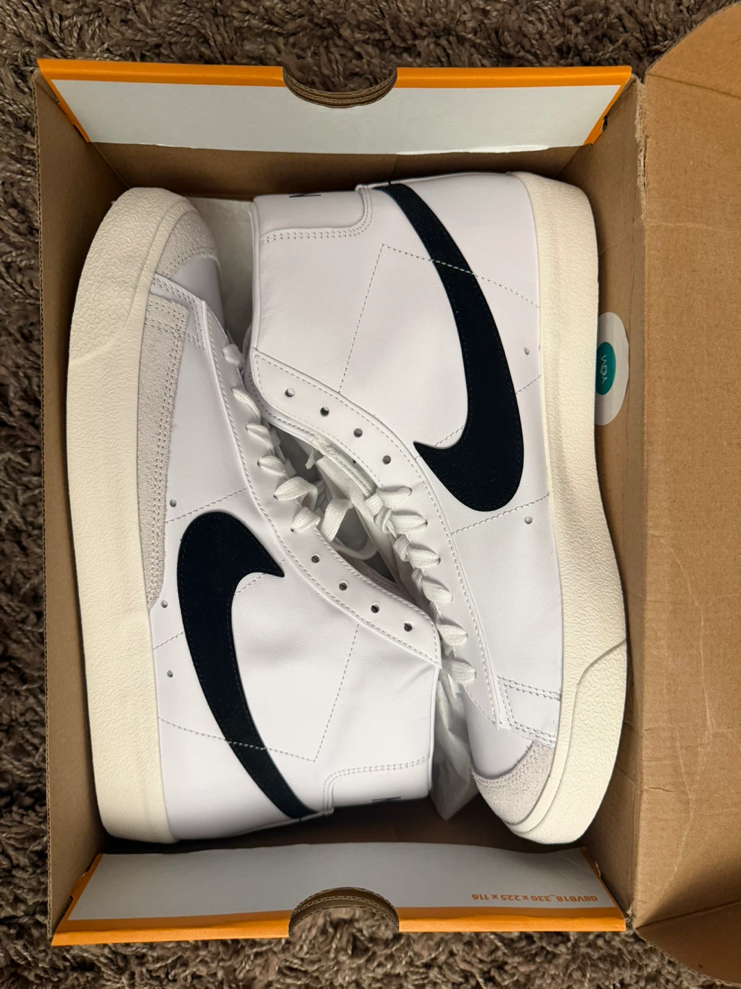 Nike Blazer Mid '77 VNTG White/Black - Size 11.5