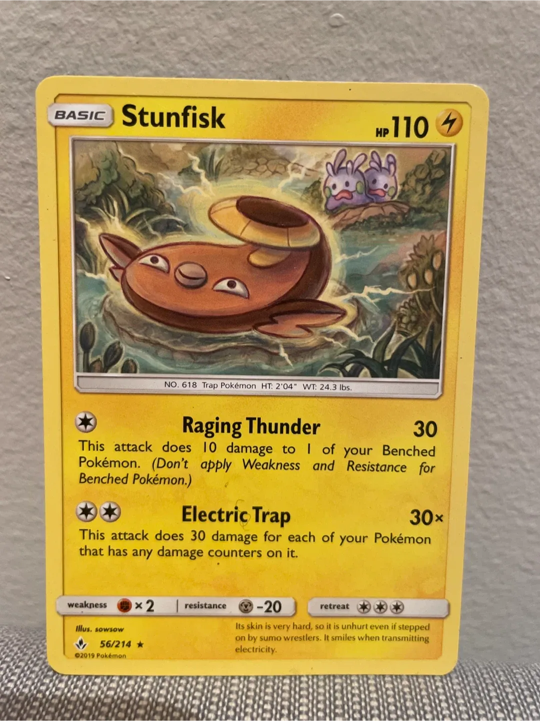 Stunfisk Pokémon Card