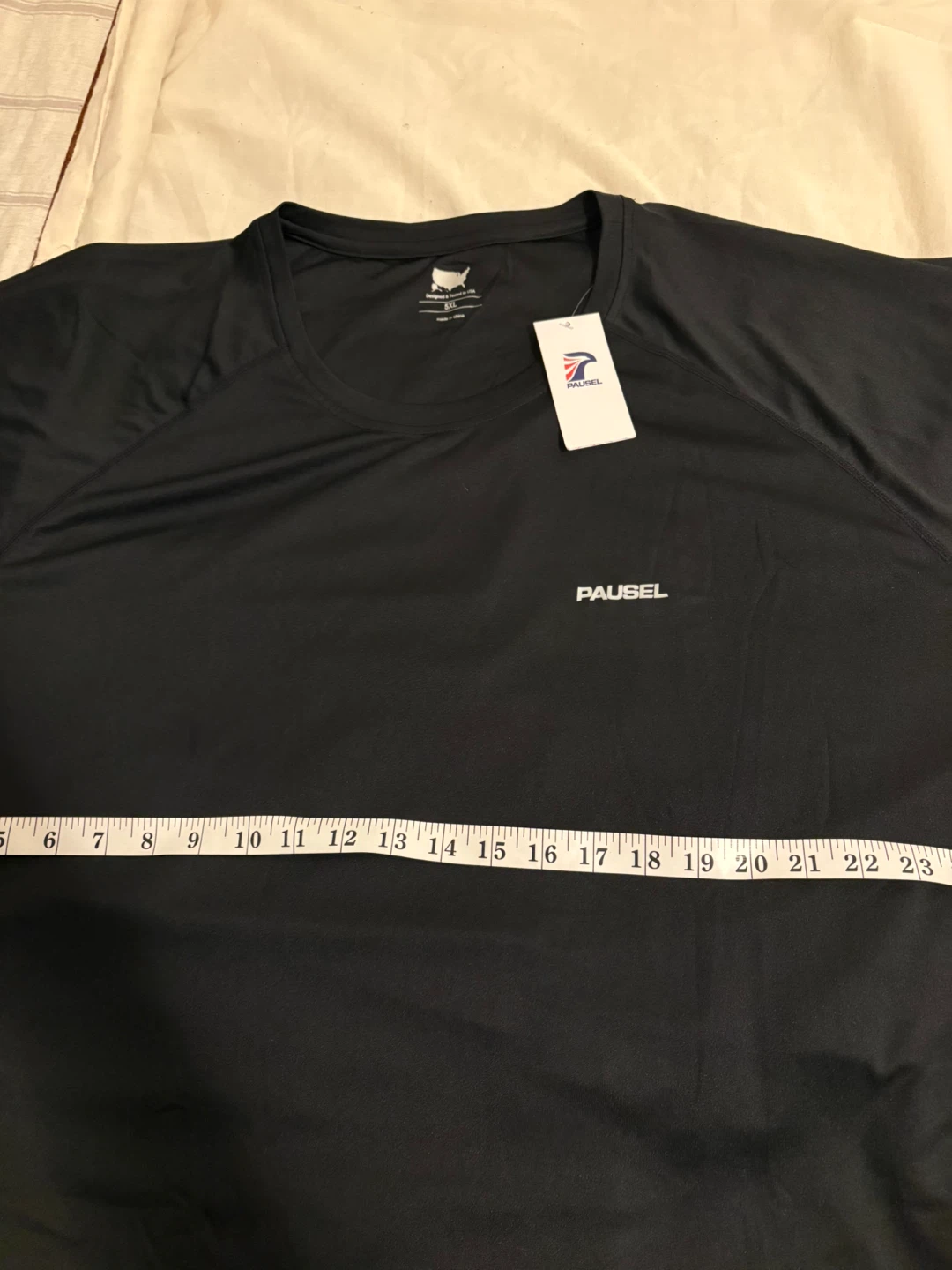 New PAUSEL Black 5XL T-Shirt - photo 4