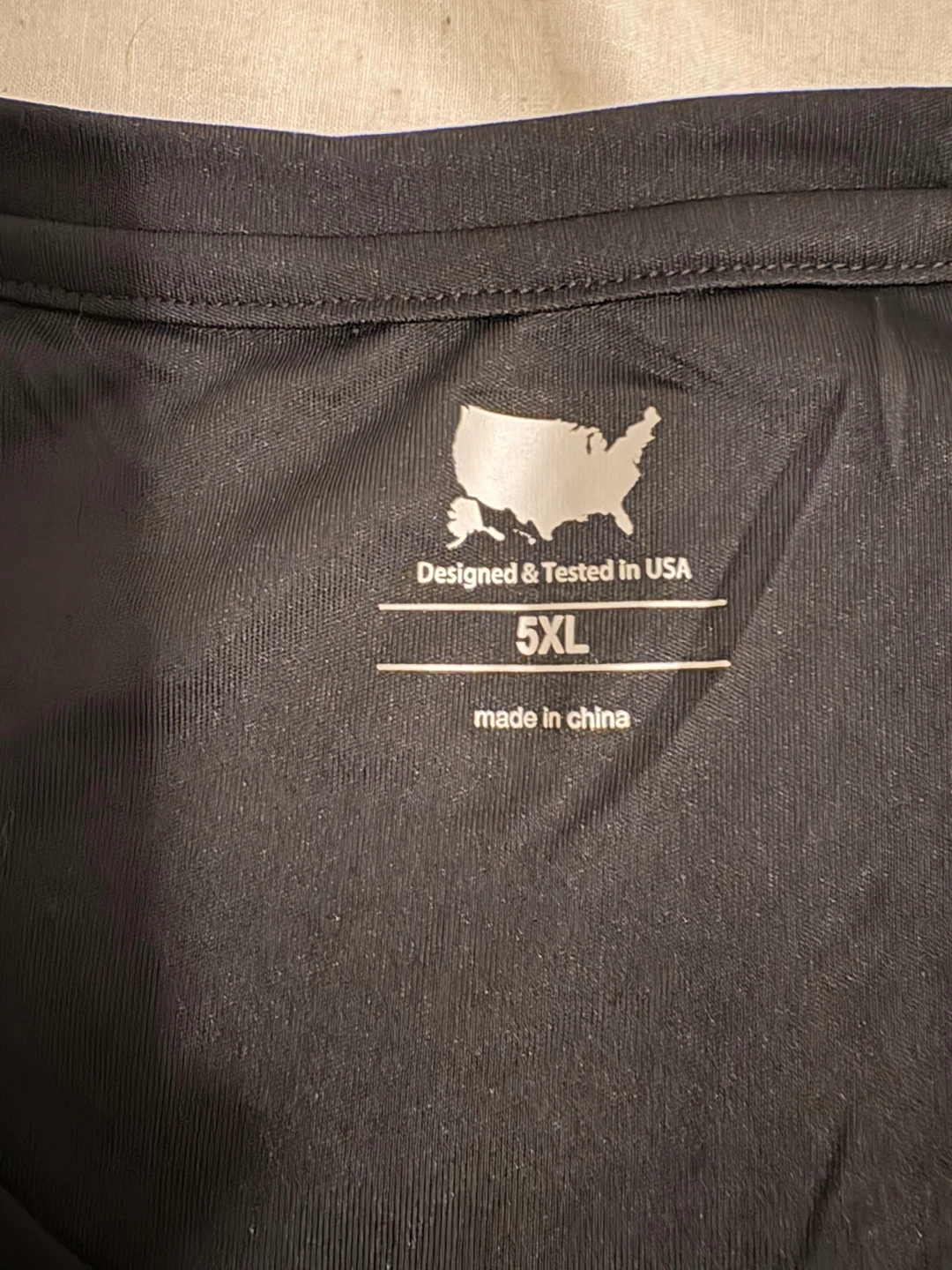 New PAUSEL Black 5XL T-Shirt - photo 3