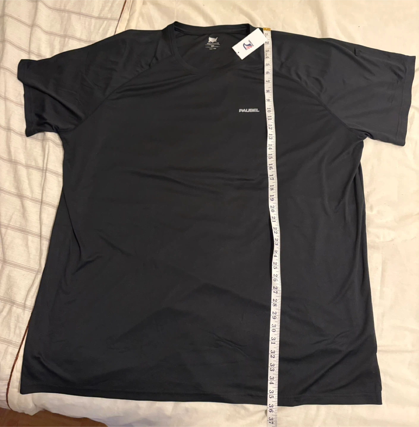 New PAUSEL Black 5XL T-Shirt