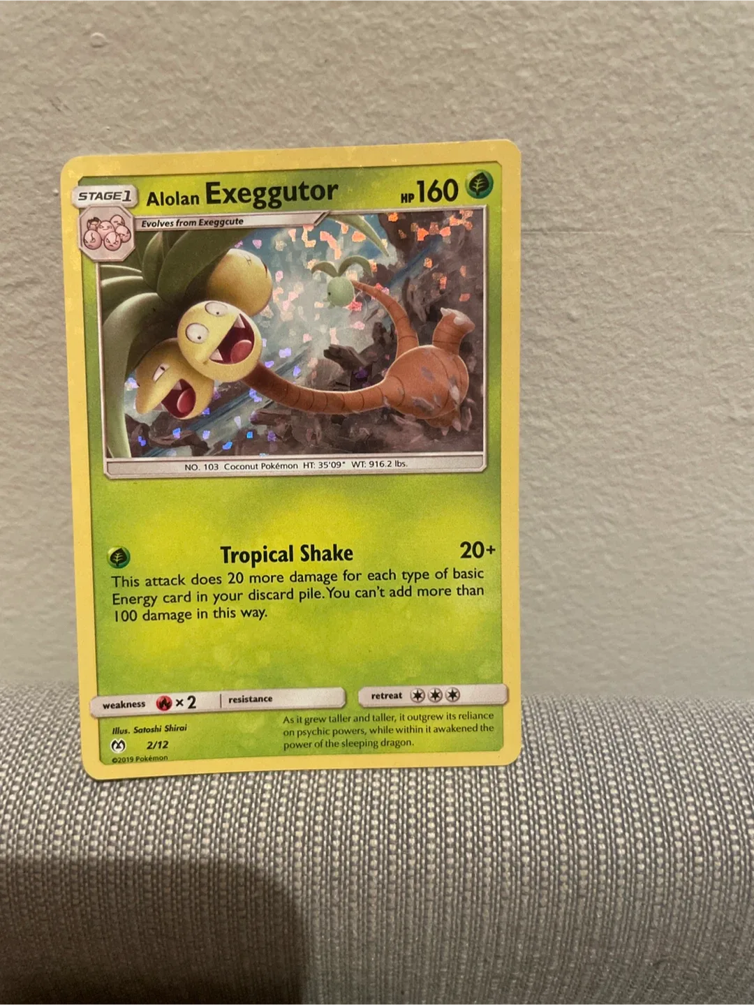 Alolan Exeggutor Pokemon Card