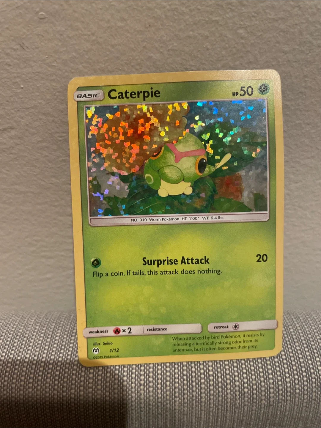 Caterpie Pokemon Card