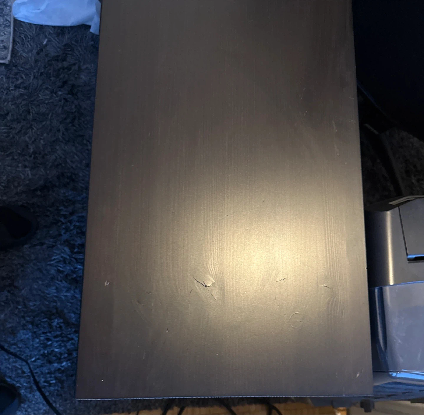 IKEA Black Shelf/TV Unit - photo 3