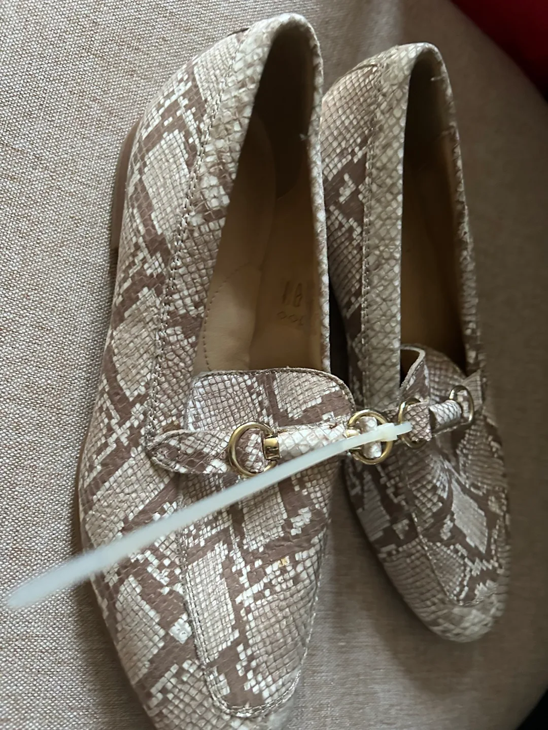 New shoes Geox Snakeskin Print Loafers