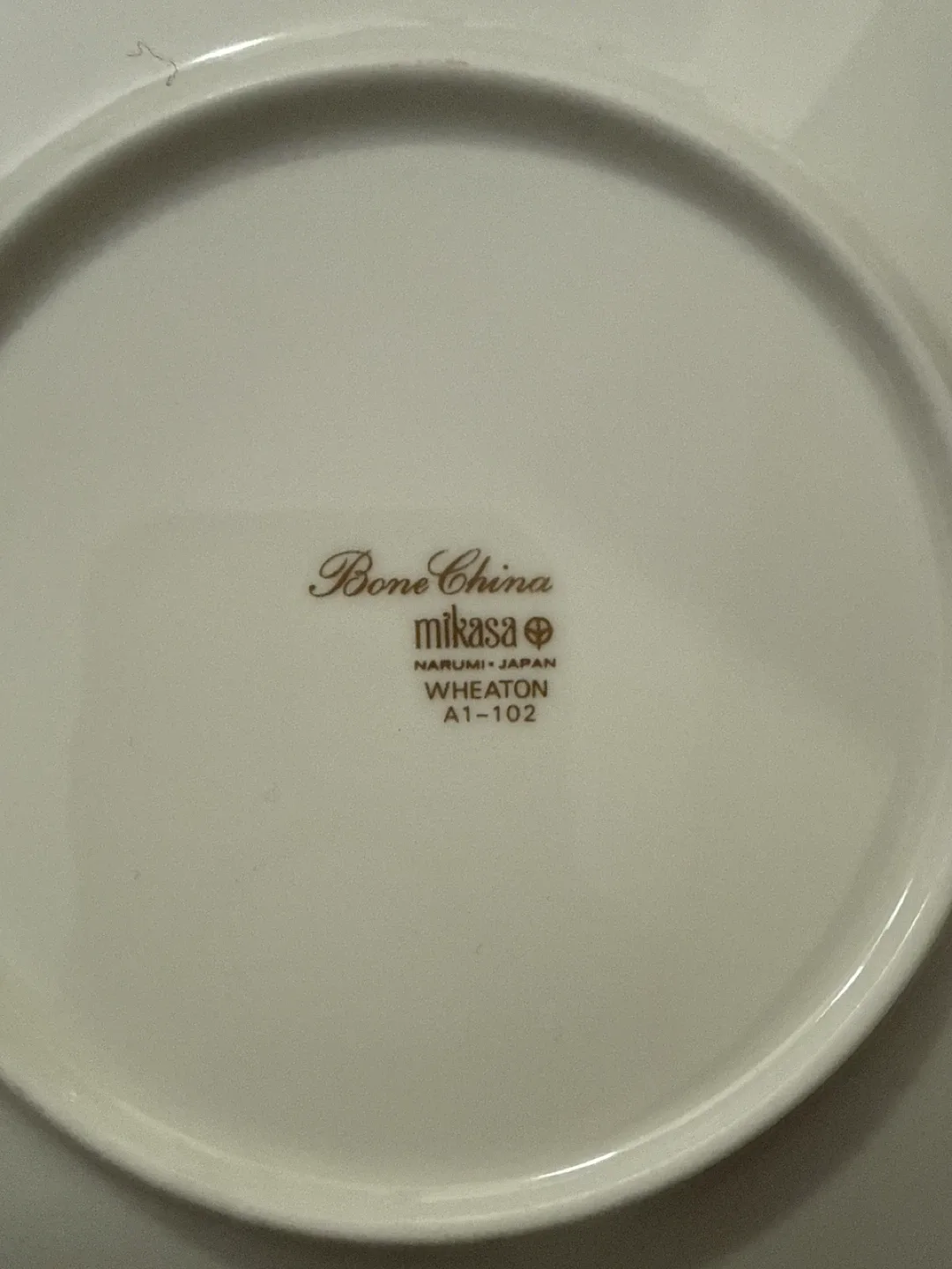 Mikasa Wheaton Bone China Plates