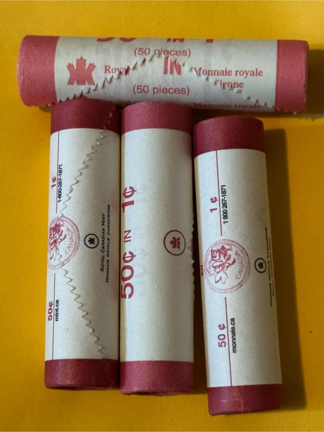 Royal Canadian Mint Penny Rolls