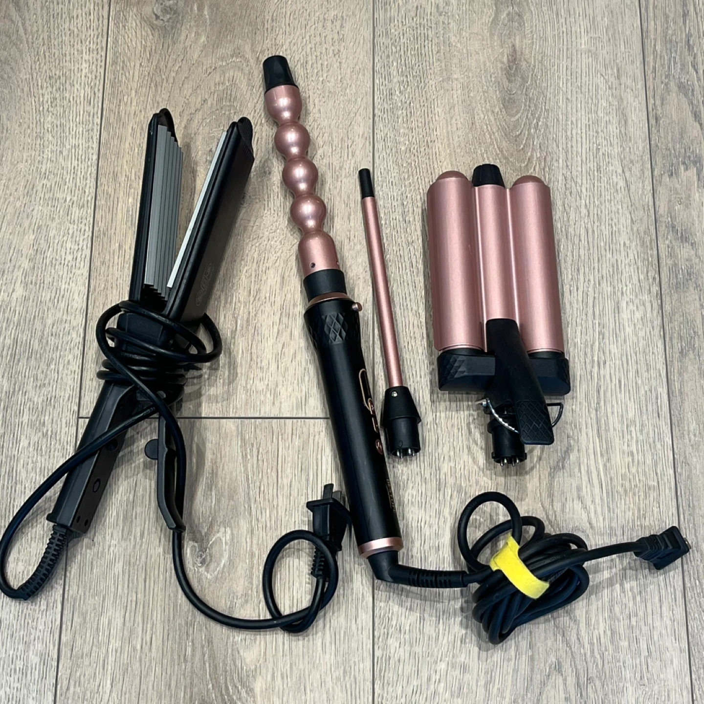 Hair Styling Tool Bundle – Crimper, Curling Wand, Waver – $20