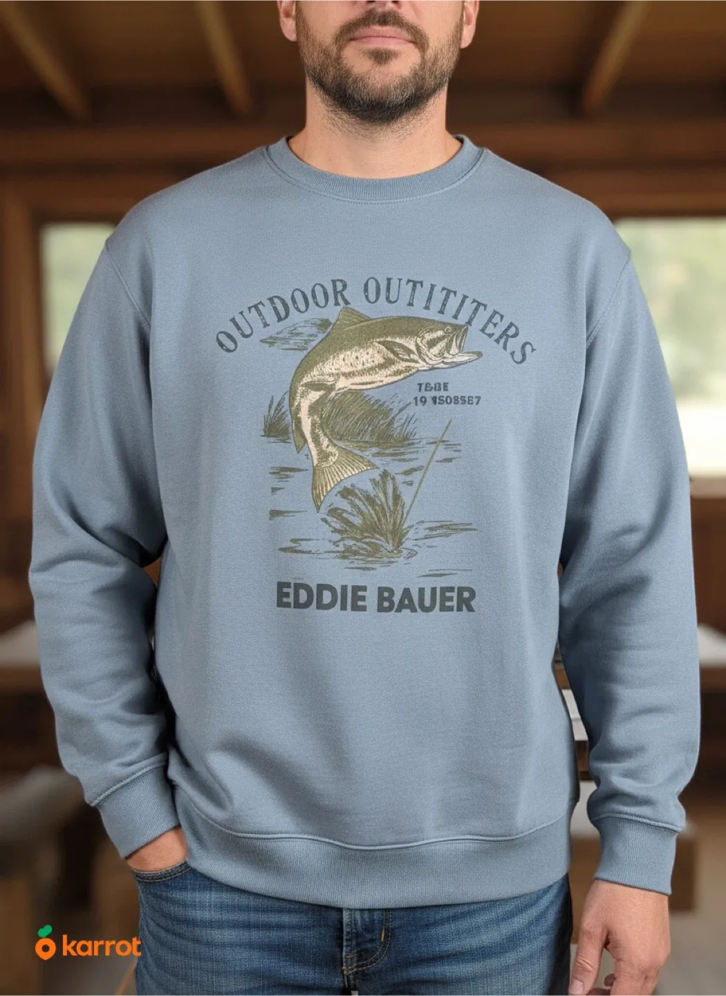 Eddie Bauer Men's Sweatshirt, XL/TG