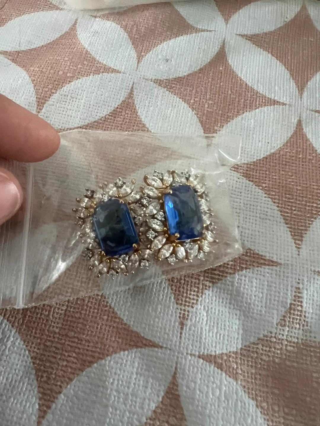Blue Gemstone Earrings