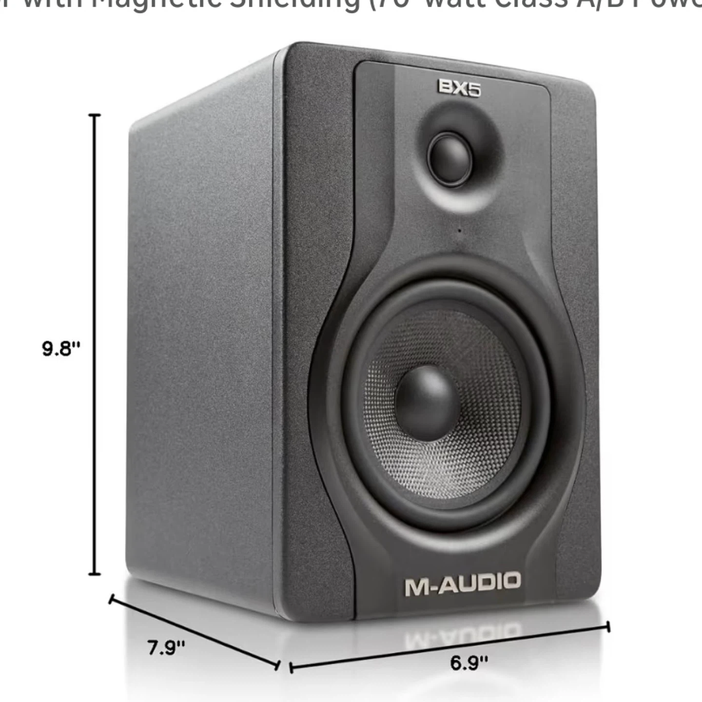 M-Audio BX5 Carbon Black Studio Monitor Speakers - photo 4