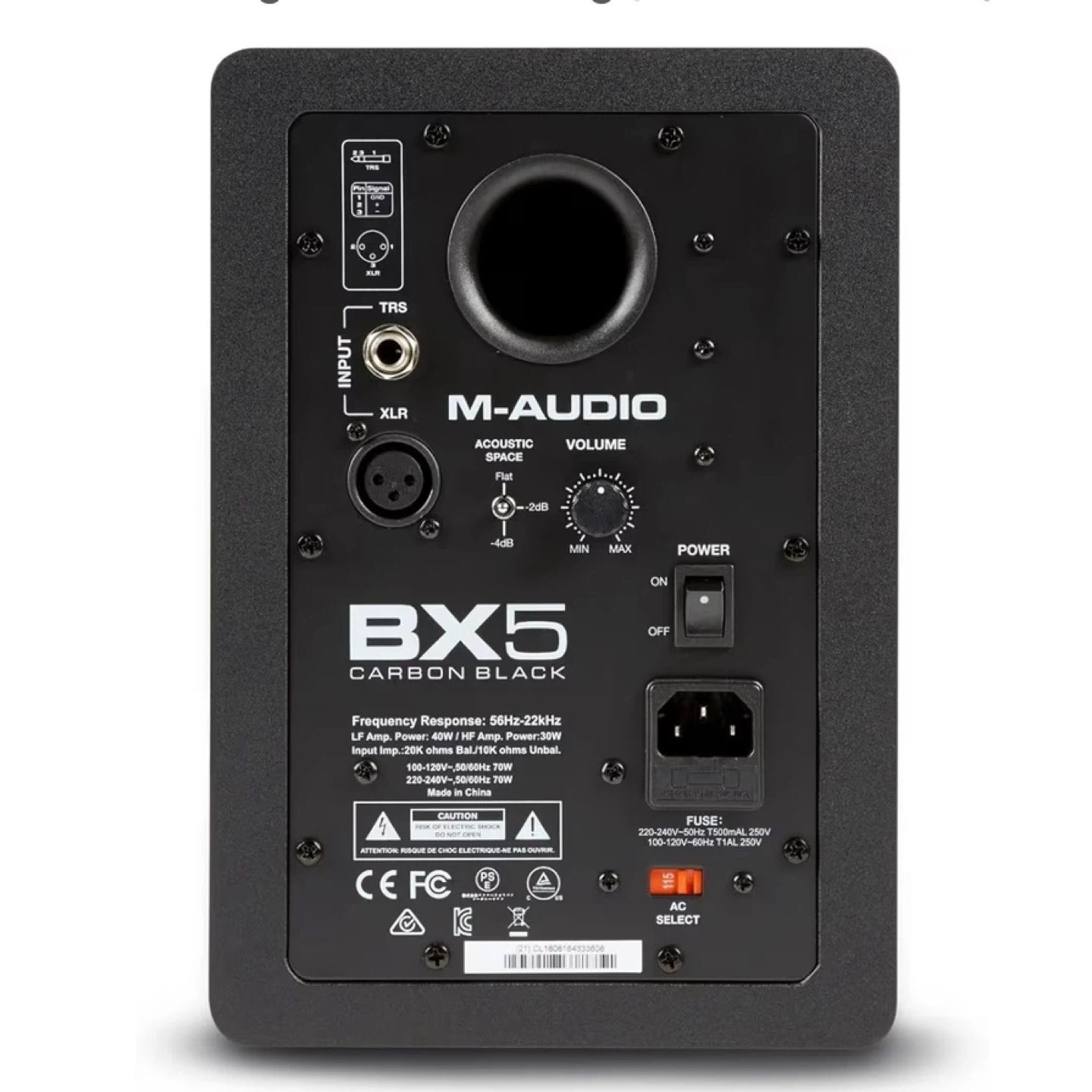 M-Audio BX5 Carbon Black Studio Monitor Speakers - photo 3