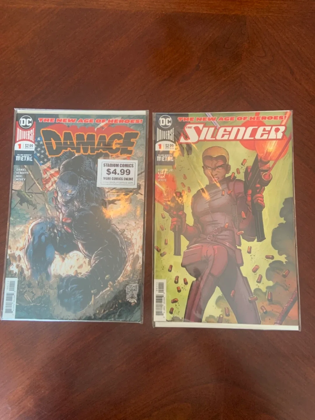 DC Universe Comics - Damage #1 & The Silencer #1