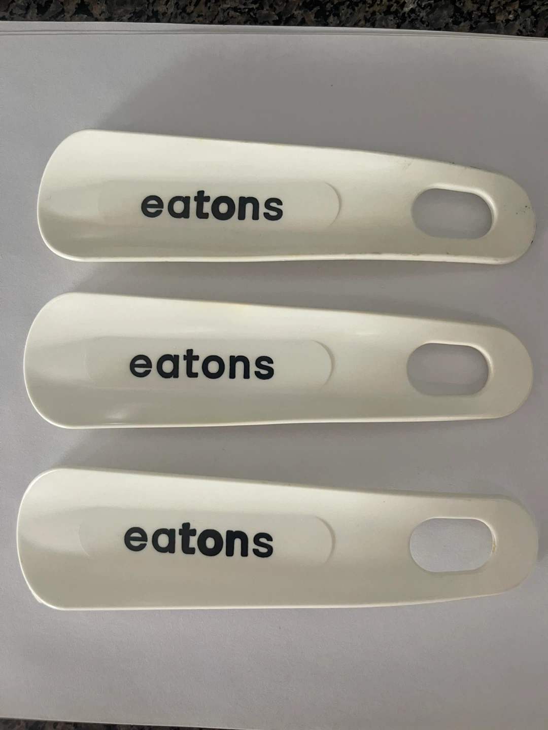 Vintage EATON’S Shoe Horns - Set of 3