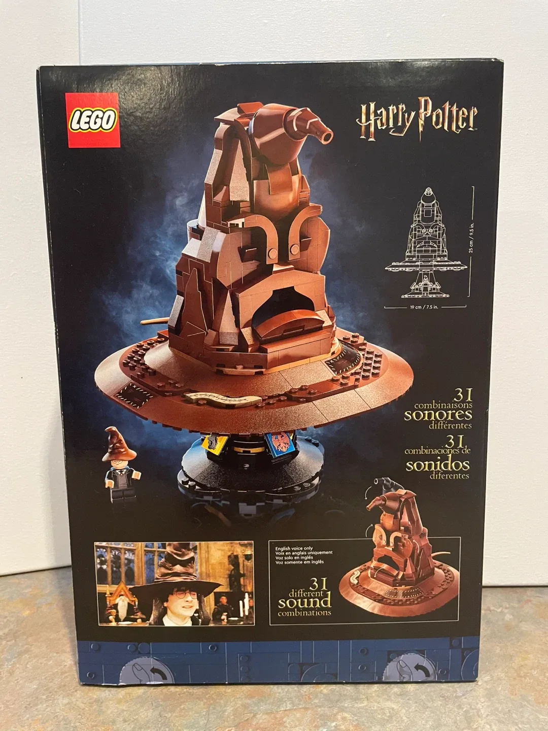 New LEGO Harry Potter Talking Sorting Hat Set 76429