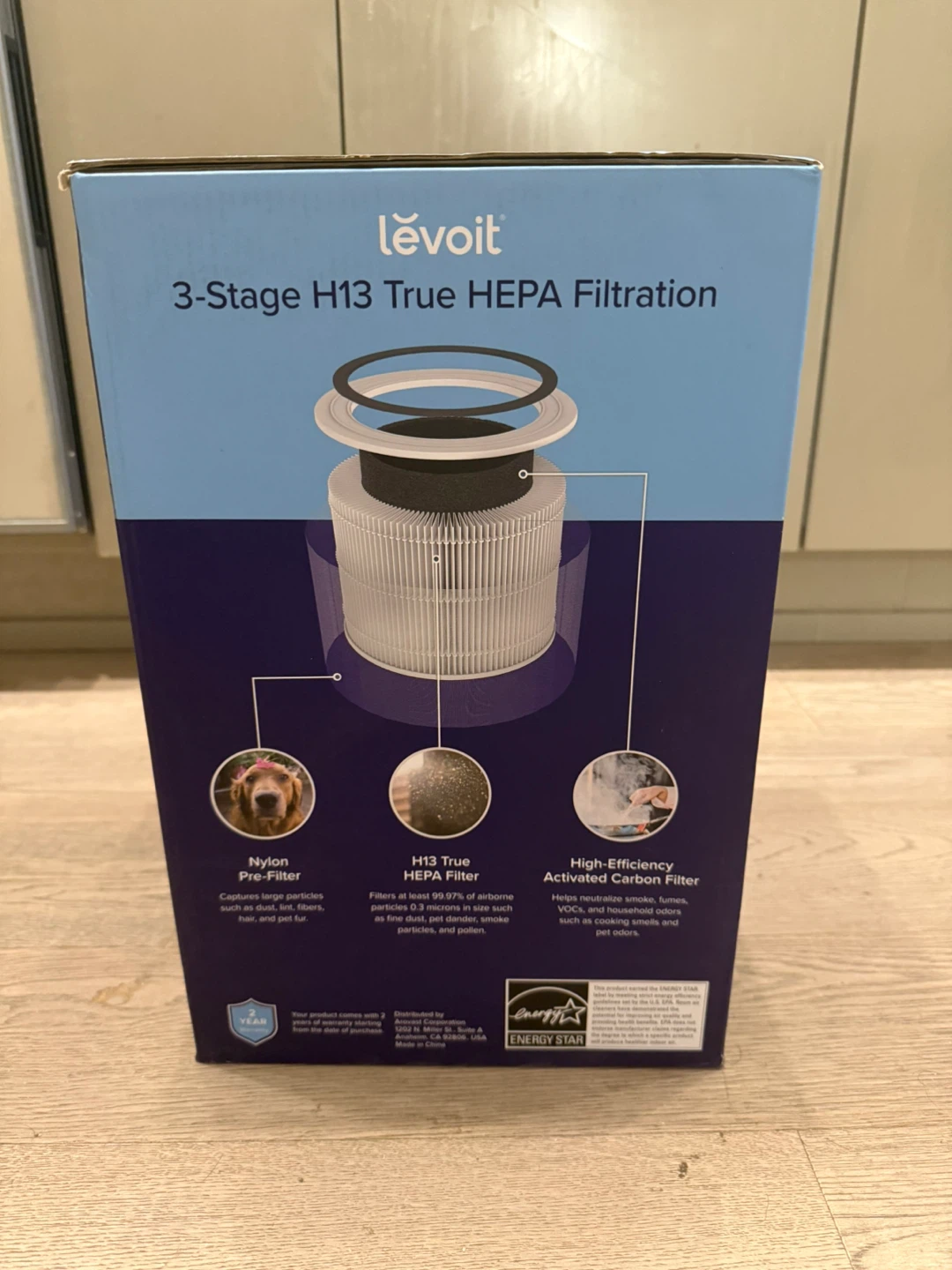 Levoit Core 200S Smart True HEPA Air Purifier - New - photo 2