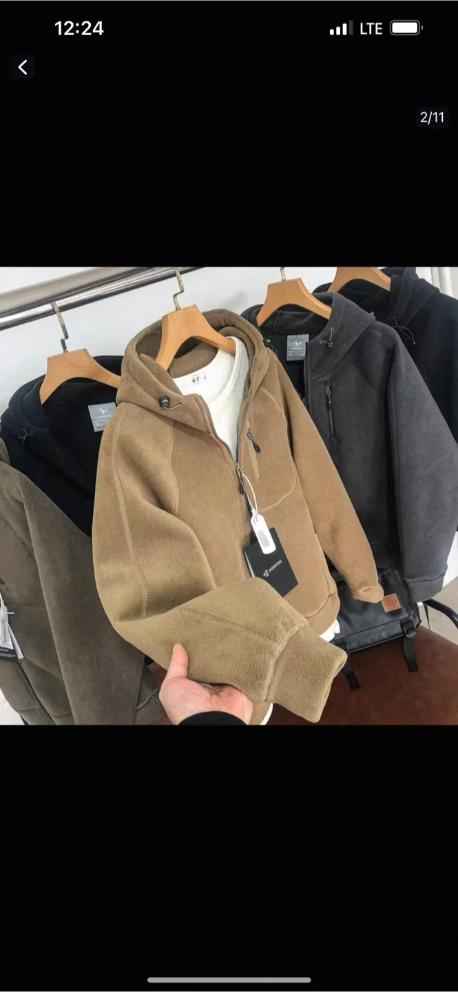 Airboss Fleece Hoodie - Khaki