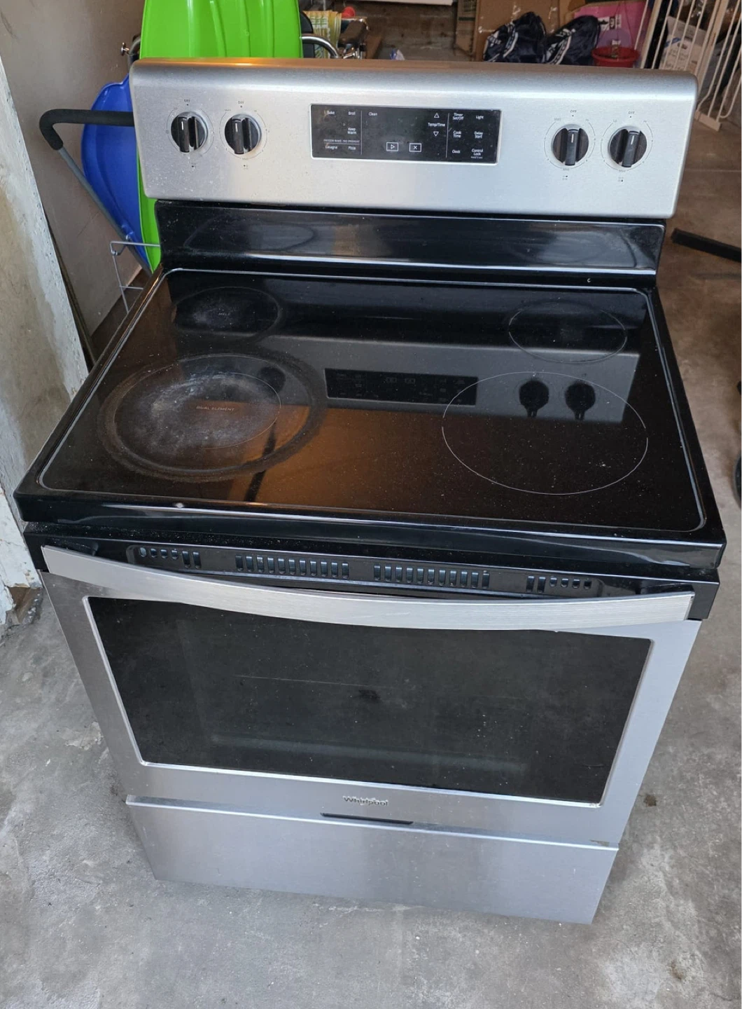 Whirlpool Stainless Steel Glass-top Electric Range - photo 2