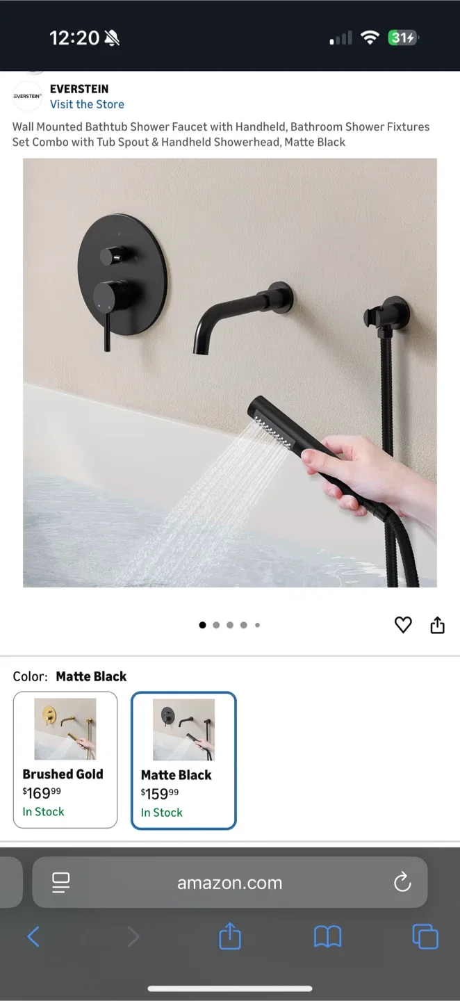 Shower system. New (Open Box)