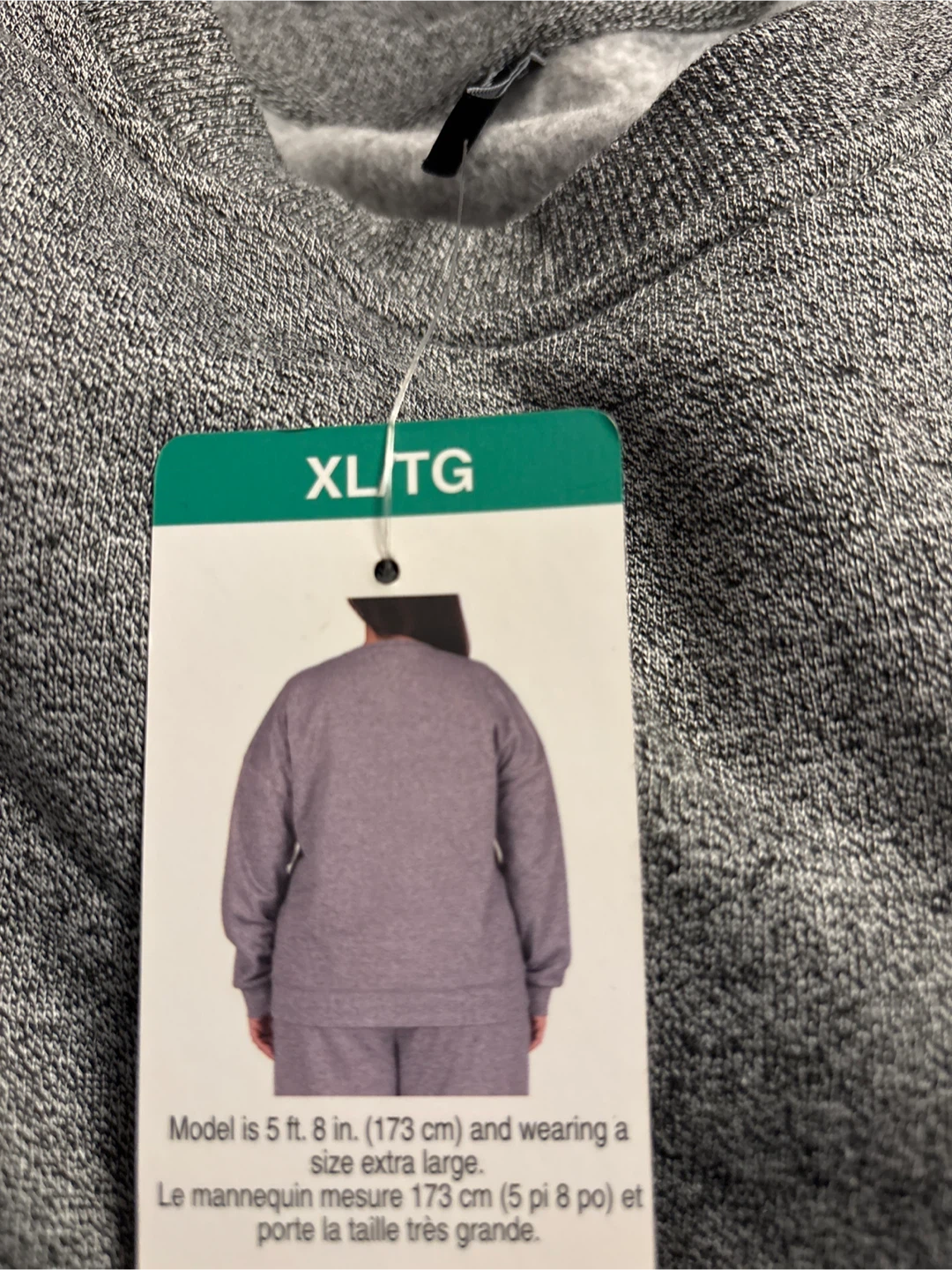 LazyPants XL Grey  fleece top XL - New - photo 3