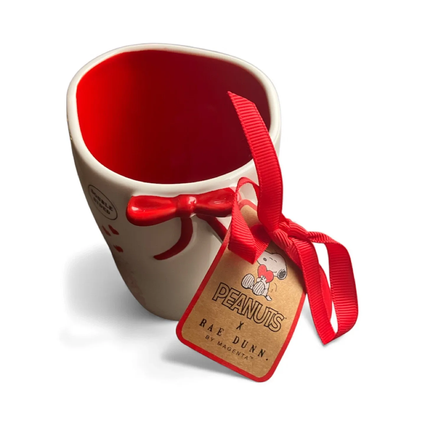 NEW Rae Dunn x Peanuts Snoopy BE MINE Valentine's Day Mug Love image indicator(3)