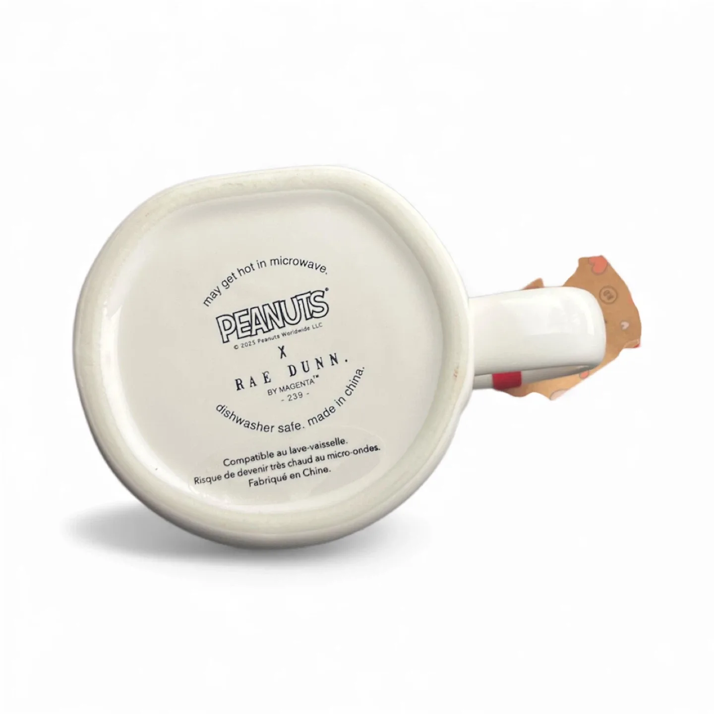 NEW Rae Dunn x Peanuts Snoopy BE MINE Valentine's Day Mug Love image indicator(5)