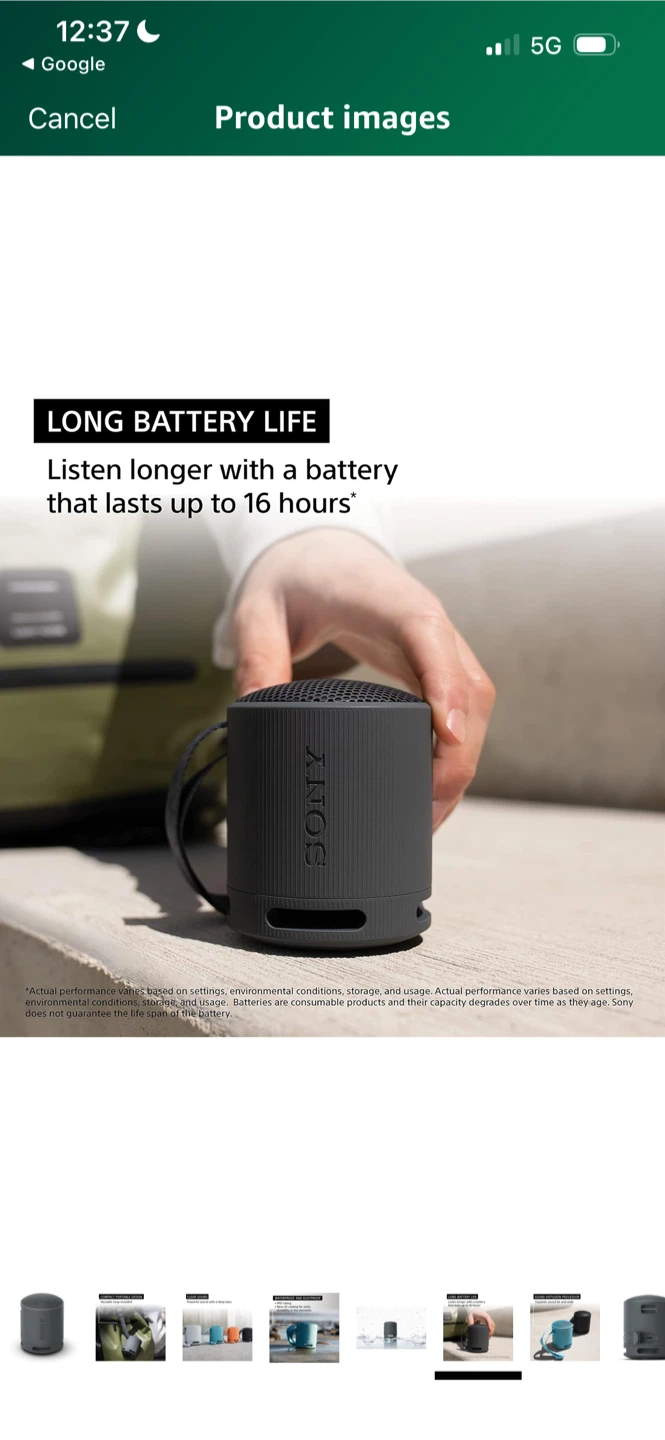 New Sony SRS-XB100 Bluetooth Speaker - Waterproof & Dustproof - photo 4