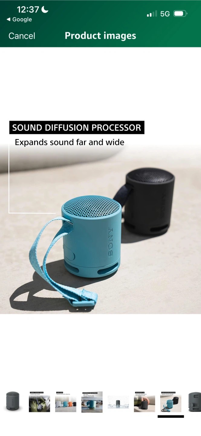 New Sony SRS-XB100 Bluetooth Speaker - Waterproof & Dustproof - photo 5