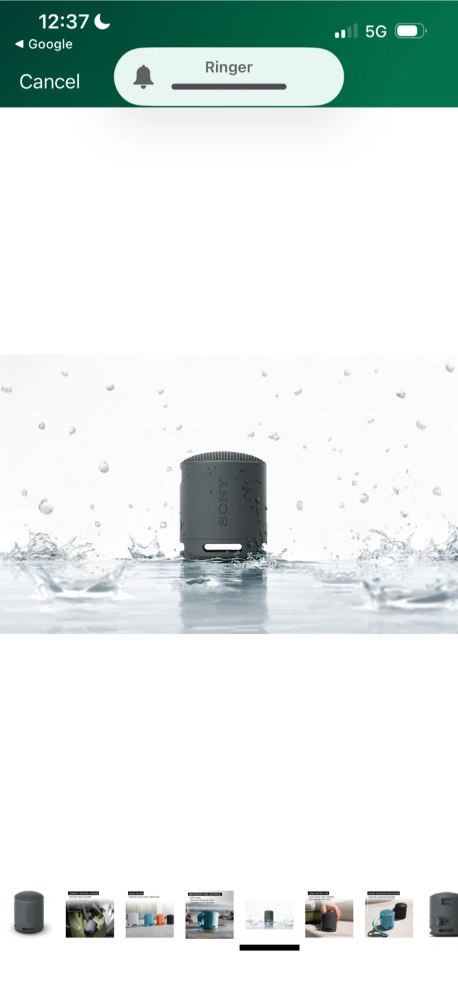 New Sony SRS-XB100 Bluetooth Speaker - Waterproof & Dustproof - photo 2