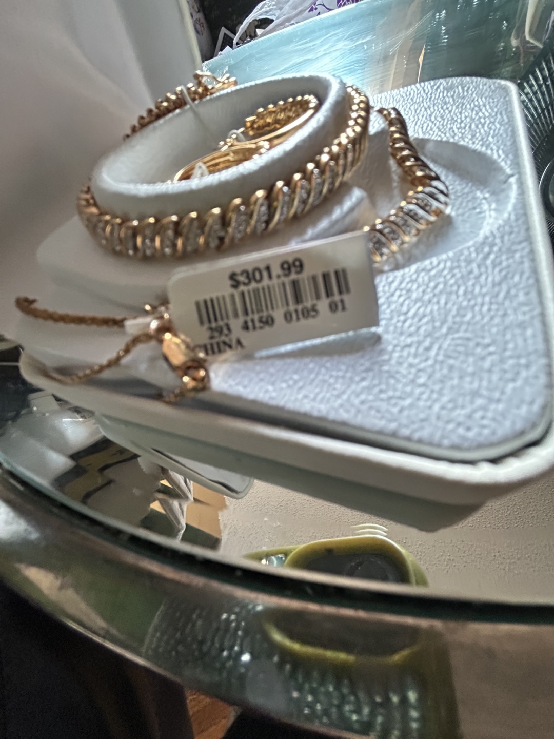 New 14K Gold Diamond 4 PC Set - photo 2