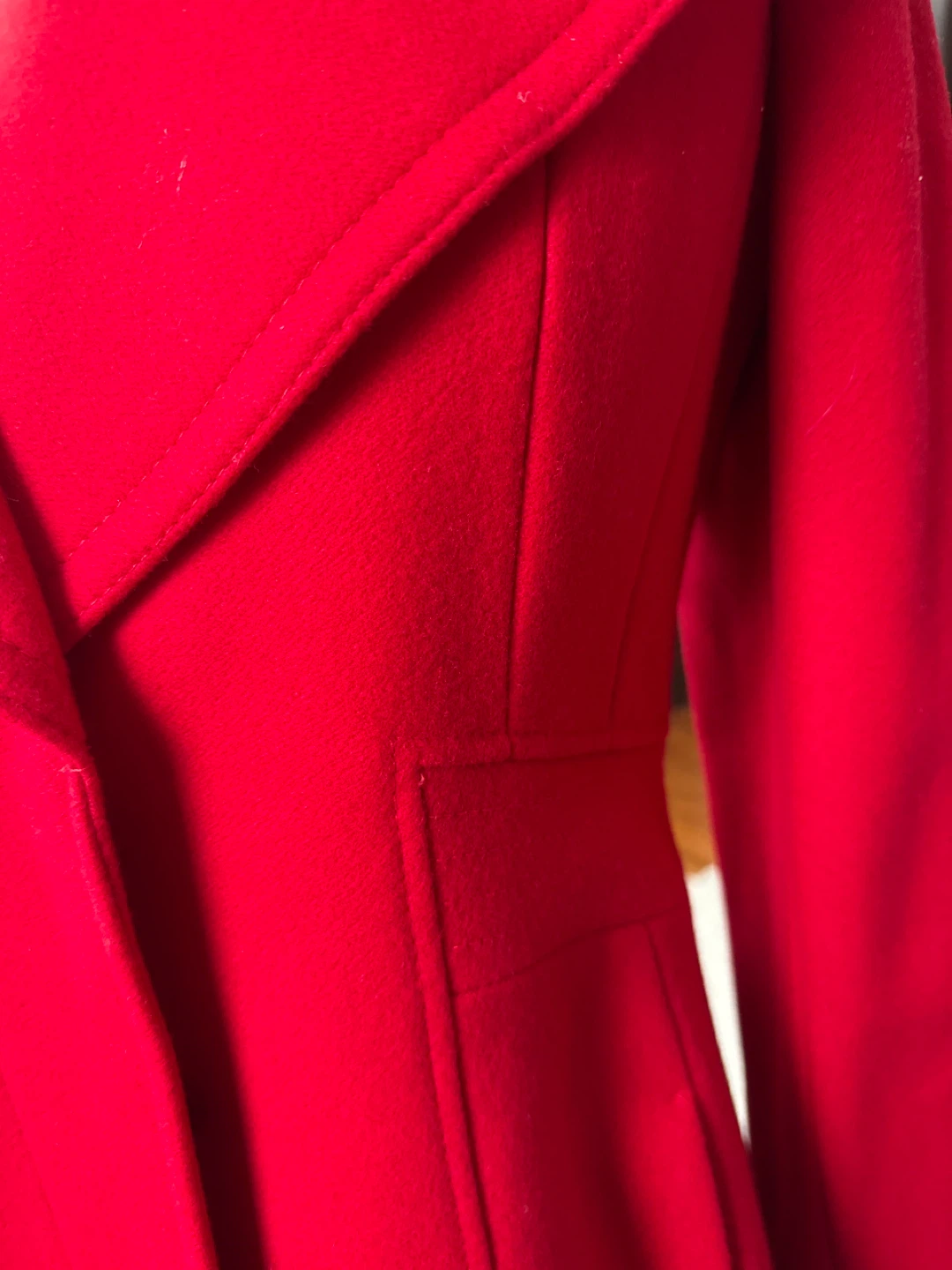 Shani Red Wool Coat - photo 5