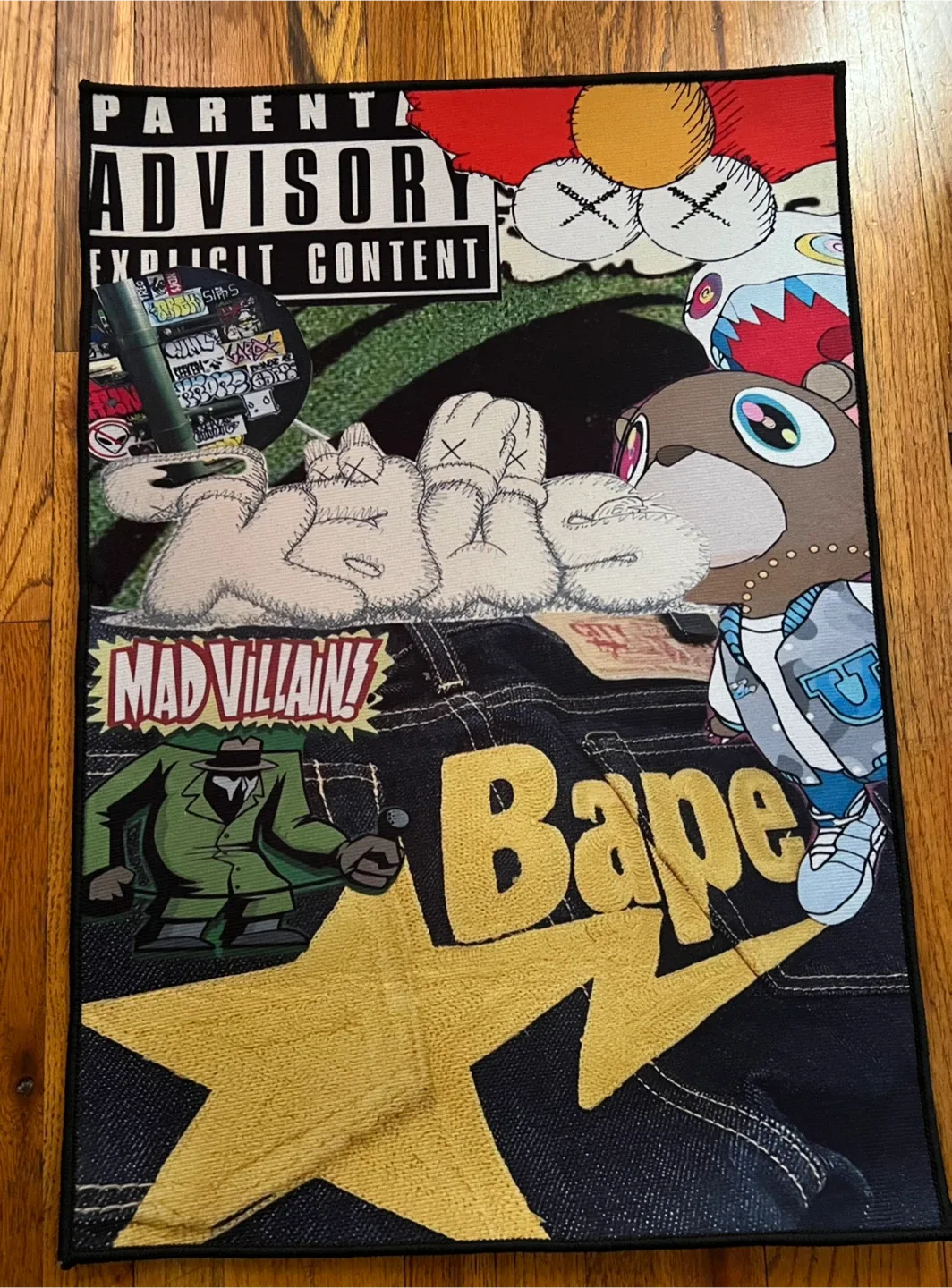 Kaws x Kanye West x Bape Art