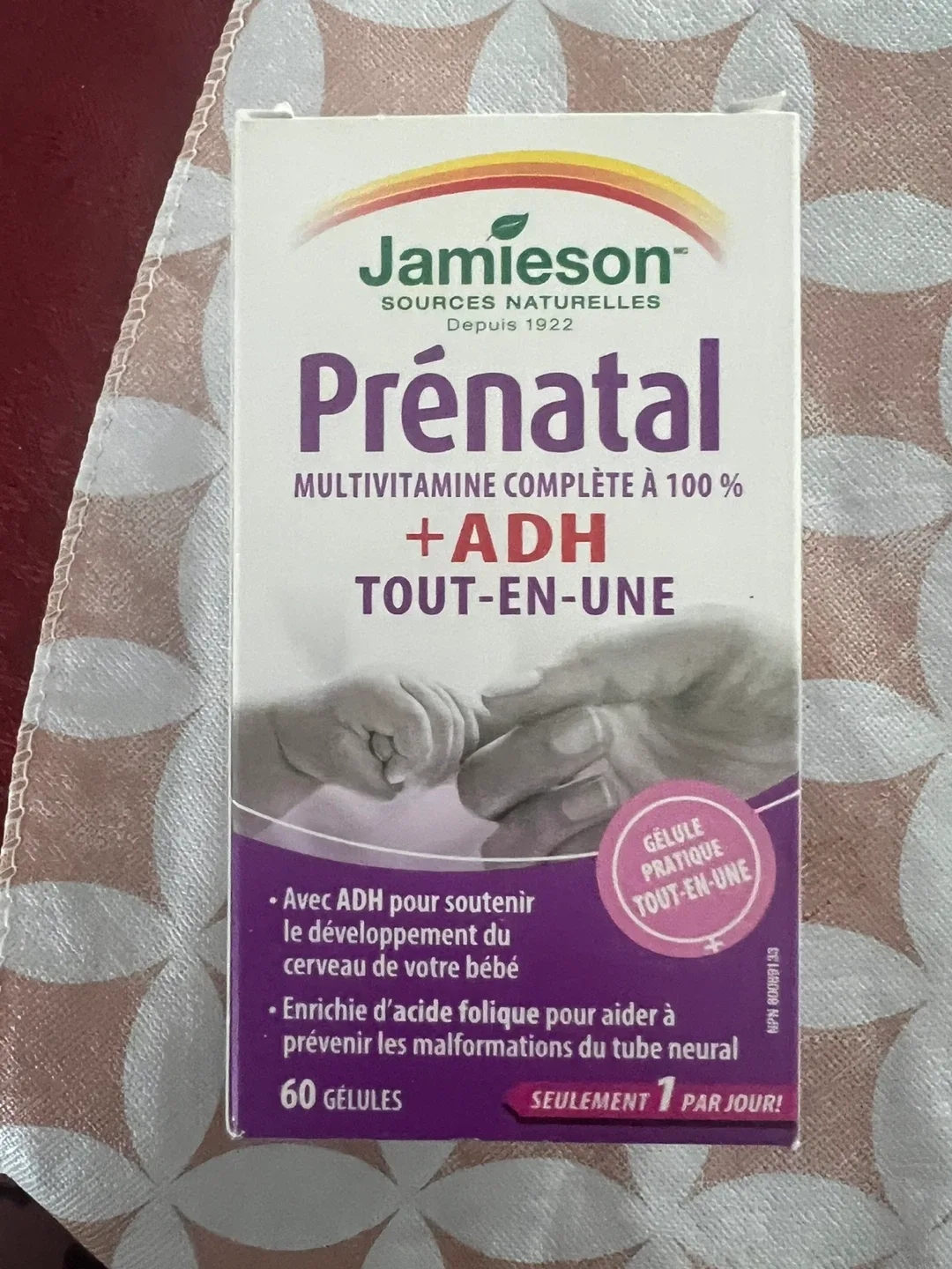 Jamieson Prénatal Multivitamin +ADH 60 Gélules