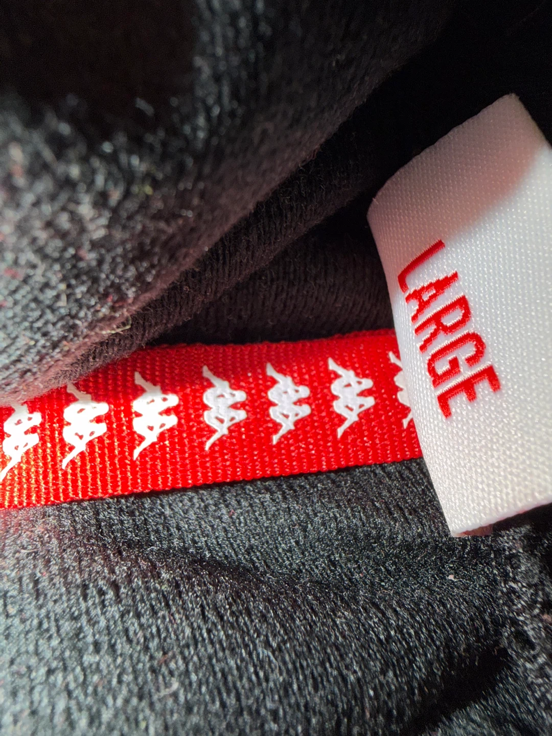 Kappa Black Track Pants - Size Large - photo 2