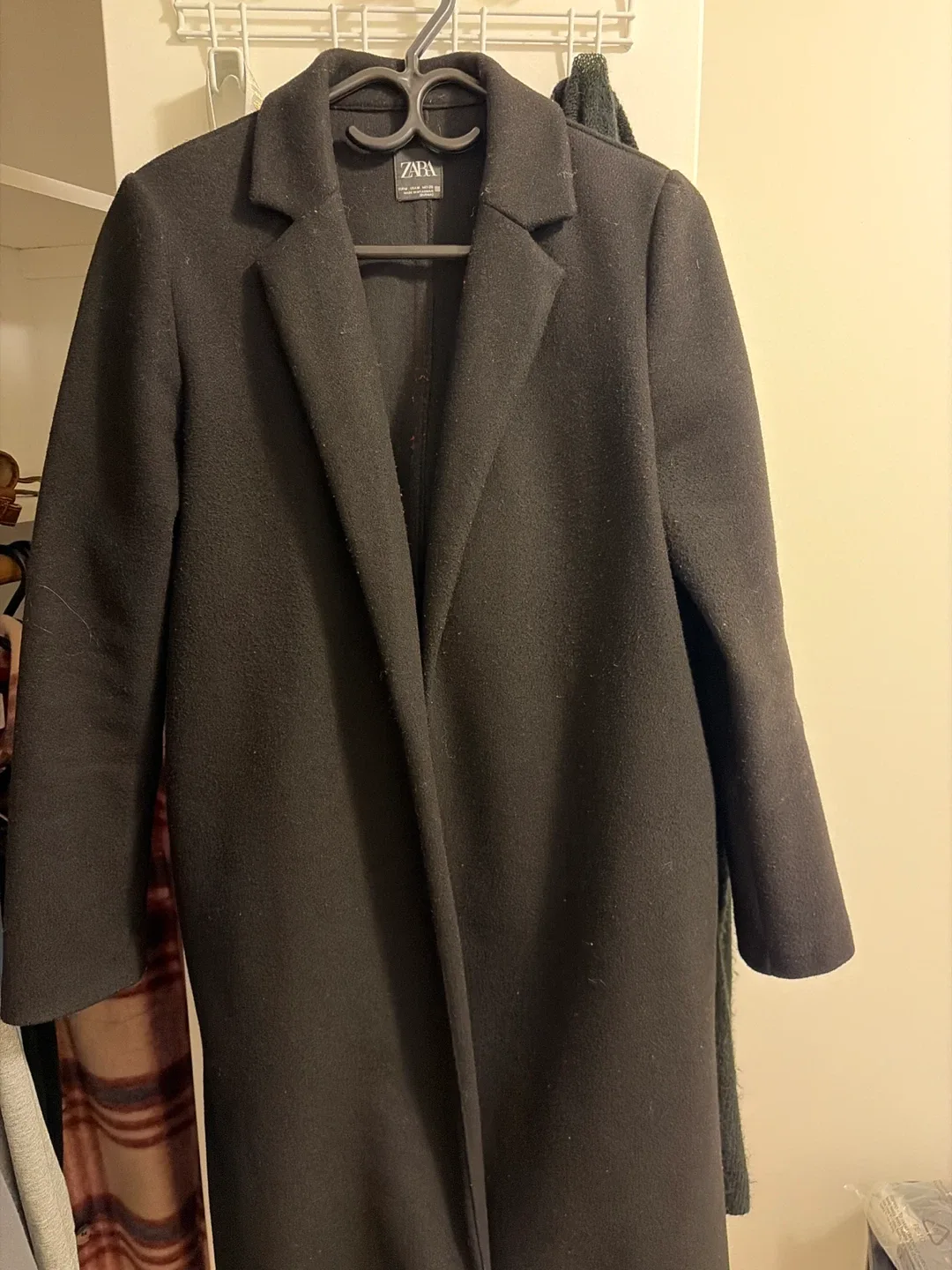 Zara Black Coat - Size M