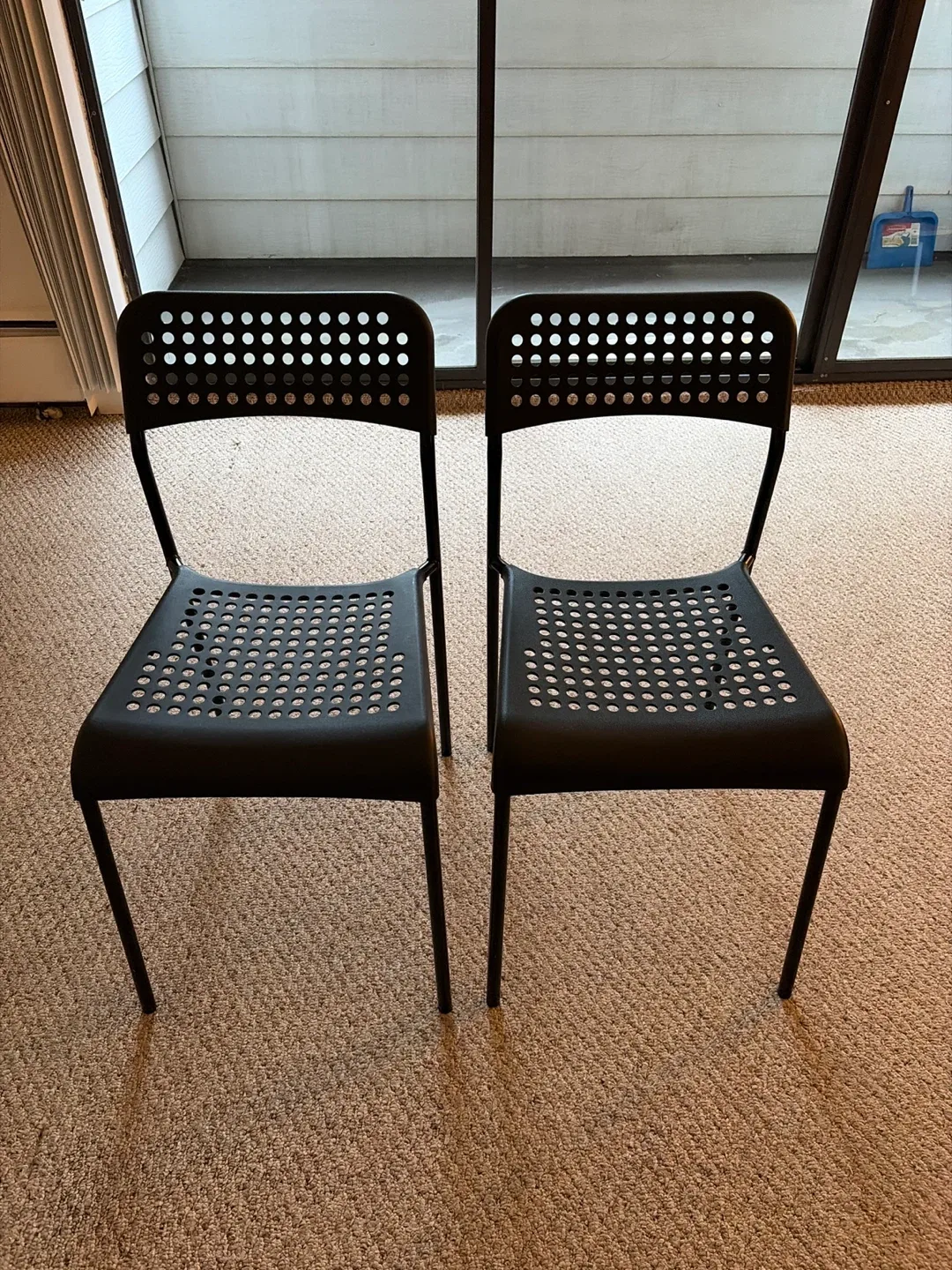 IKEA Black chairs - Set of 2