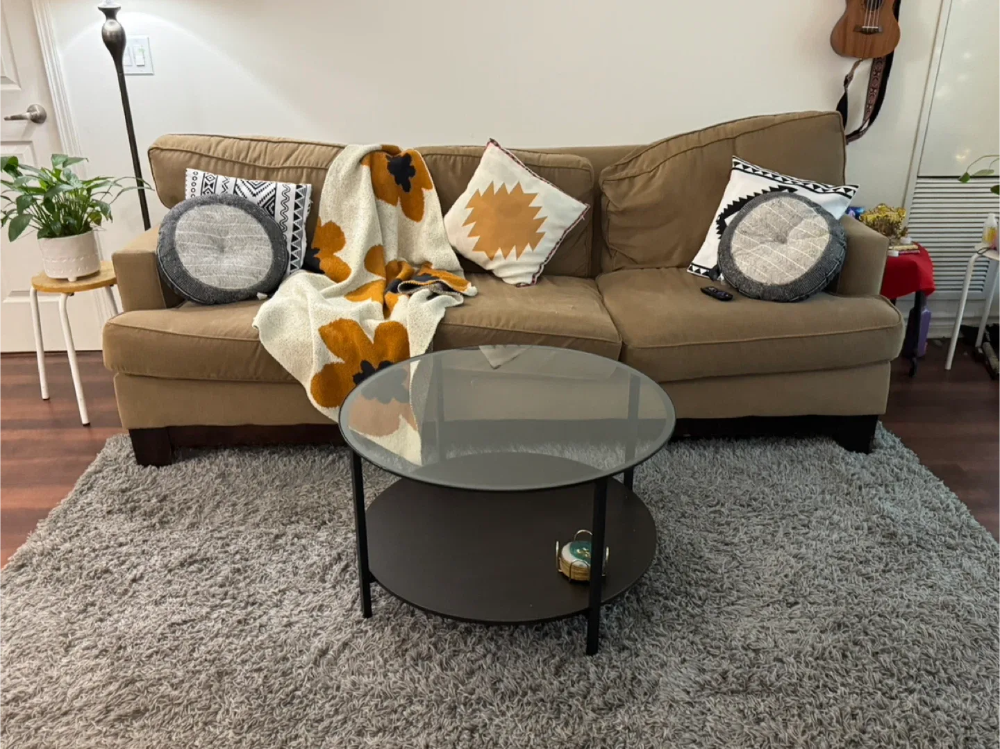 Round Glass Coffee Table ikea