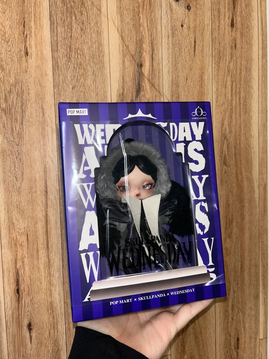 Skullpanda x Wednesday Plush Doll NEW