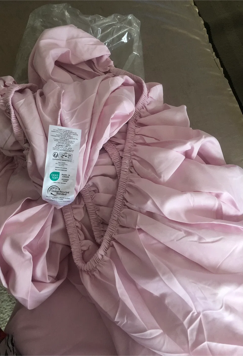 Pink 4 piece  full/ double Sheet set