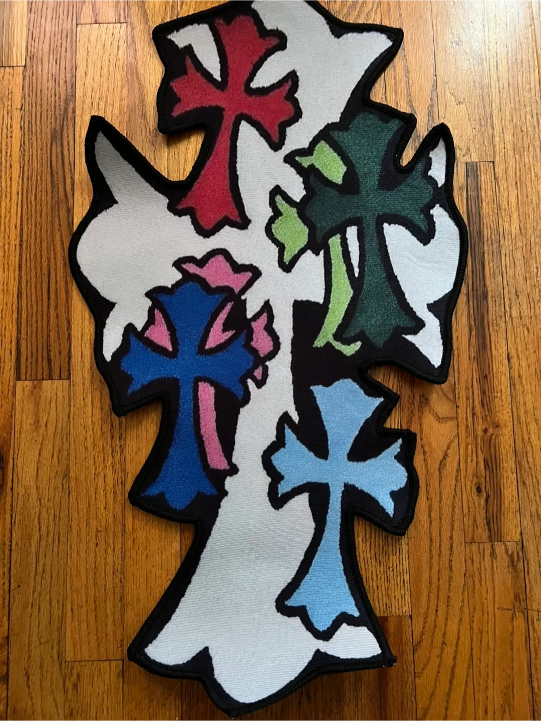 Chrome Hearts Style Cross Wall Art/Rug