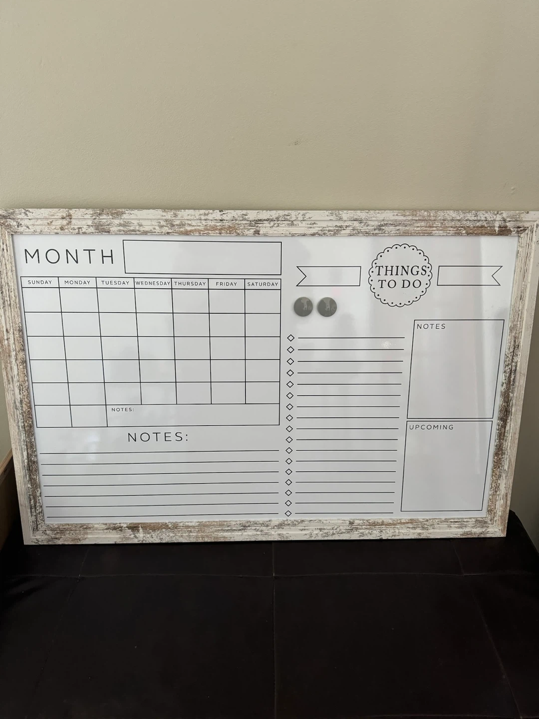 Monthly Calendar Whiteboard