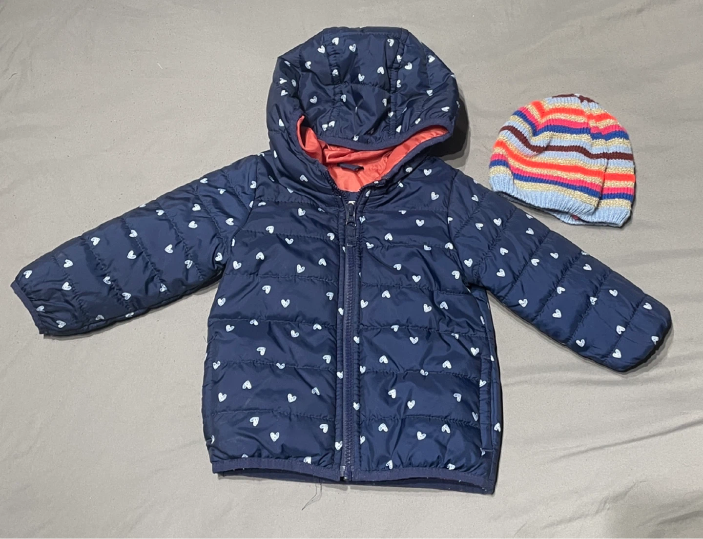 Carter's Puffer Jacket & Hat Set