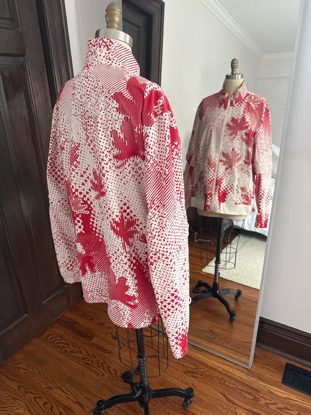 Lululemon White & Red Jacket