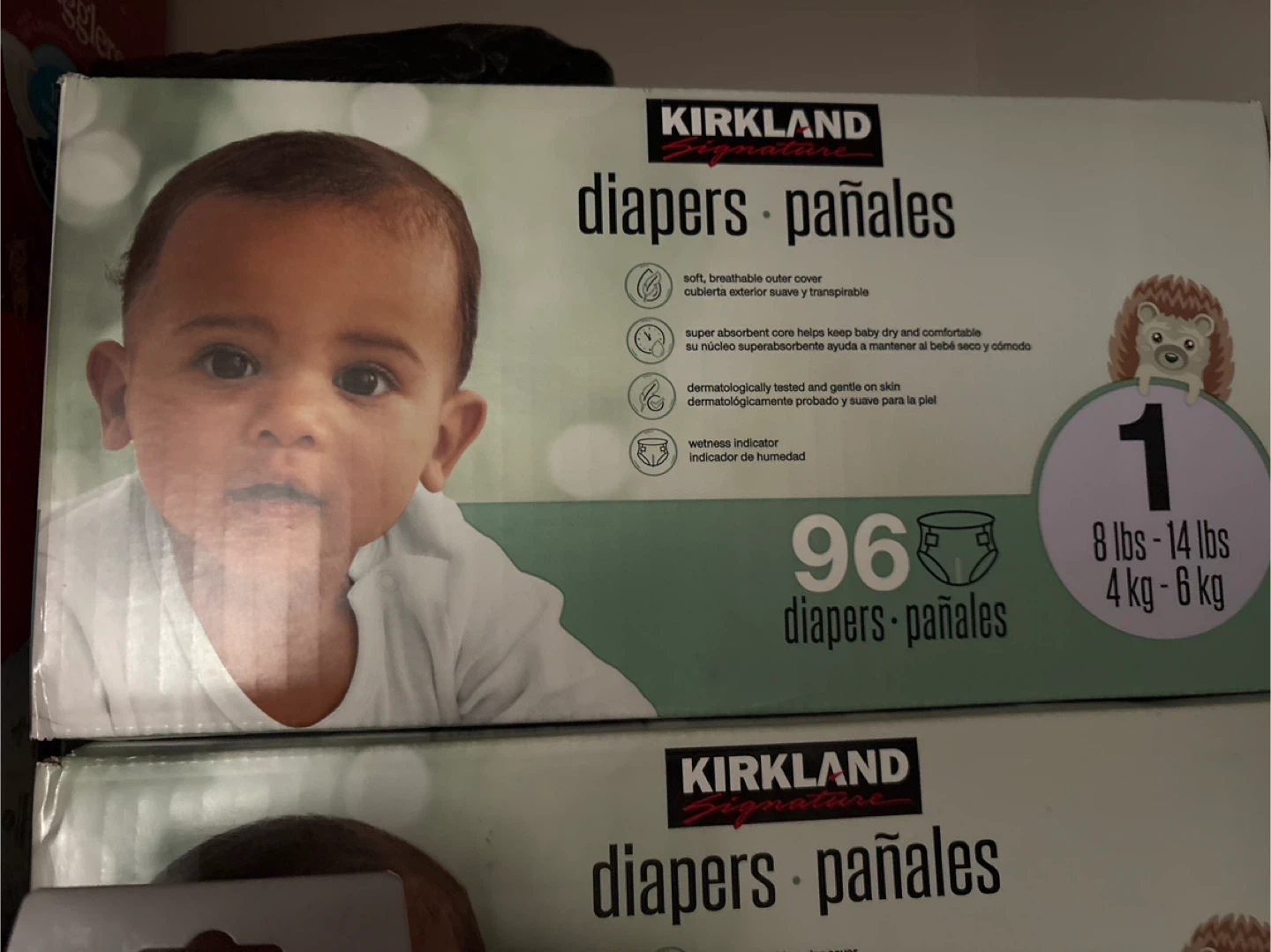 Kirkland Signature Diapers - Size 1 (8-14 lbs) - photo 3